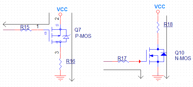 三極管驅動電路，MOS管驅動電路