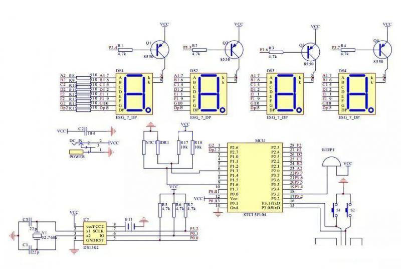 計(jì)時器芯片電路