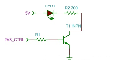 三極管驅(qū)動(dòng)LED電路